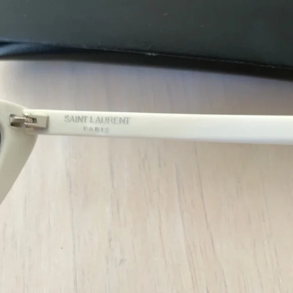 Saint Laurent- White sunglasses